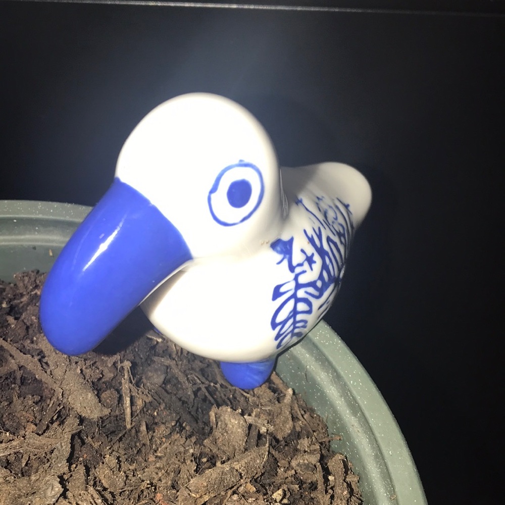 NWT Fish ๐ Ceramic Plant Percher - Picture 3 of 4